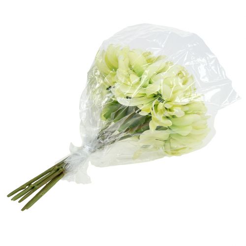 položky Kytice z chryzantém umělá krémová, žlutá 28cm 6ks