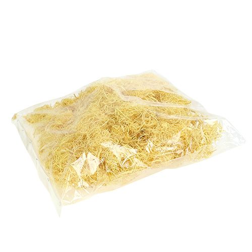 Floristik24 Kudrnatý mech světle žlutý 350g