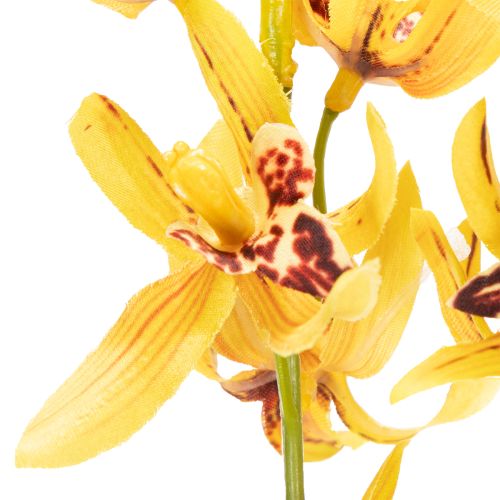 položky Umělá orchidej Cymbidium jako květinový stonek pro elegantní dekoraci, 95 cm, 2 kusy