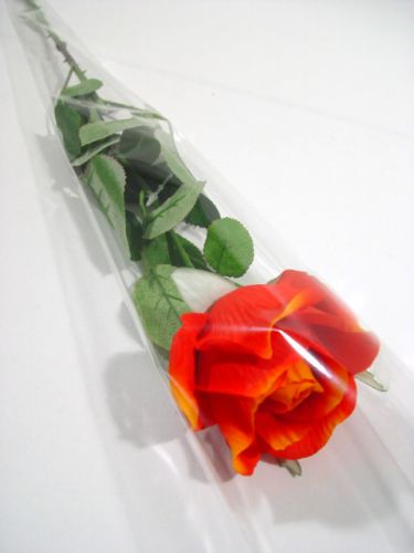 položky Květinový sáček na 1 růži &quot;Prázdný&quot; d65cm š14cm - 3cm 50p