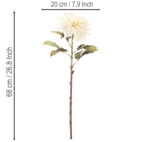 Umělá jiřina do vázy 68 cm | Floristik24.cz