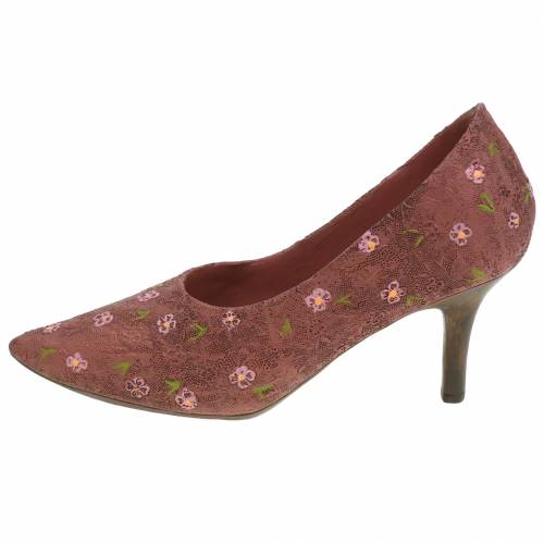 Floristik24 Ozdobná bota rostlinná pumpička na boty hnědá 24cm × 8cm H13,6cm