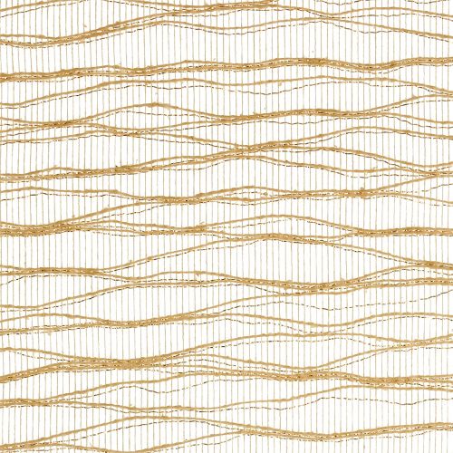 Floristik24 Deco Wave stolní závěs 26cm x 300cm metalický zlatý