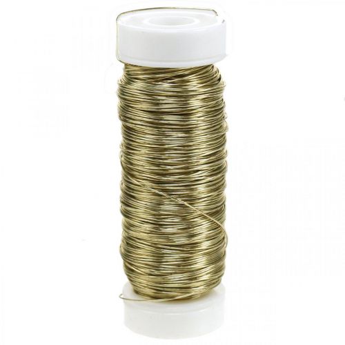 položky Deko smaltovaný drát Ø0,30mm 30g/50m zlatý