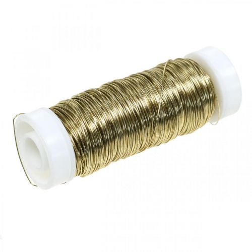 položky Deko smaltovaný drát Ø0,30mm 30g/50m zlatý