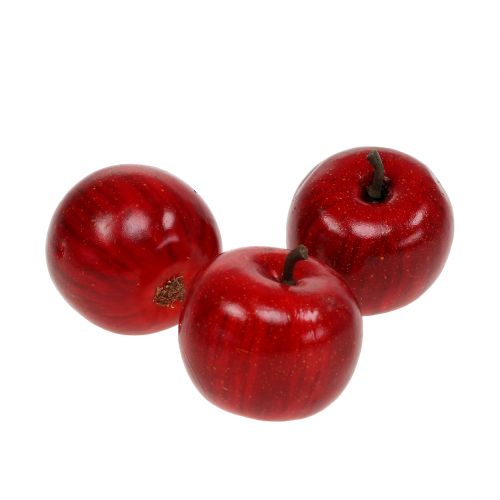 položky Deco jablkově červená lesklá 4,5cm 12ks