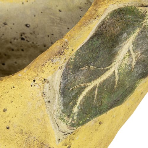 položky Dekorativní betonový květináč na hrušky, podzimní dekorace 19×12,5×15,5 cm