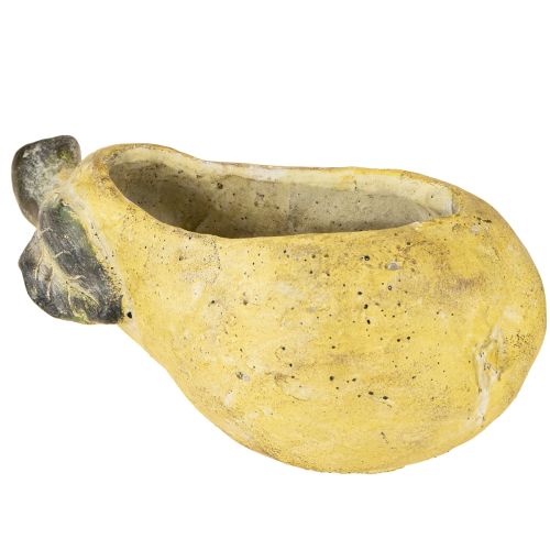 Floristik24 Dekorativní květináč na hrušky, podzimní betonový, 25×13×11 cm
