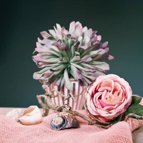 Floristik24 Dekorativní květ větev pěnová zelená 70cm