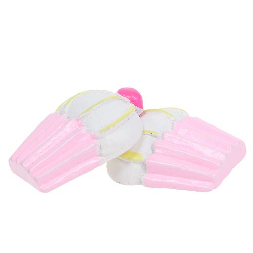 Floristik24 Miniaturní ozdobné košíčky růžové, bílé 2,5cm 60p