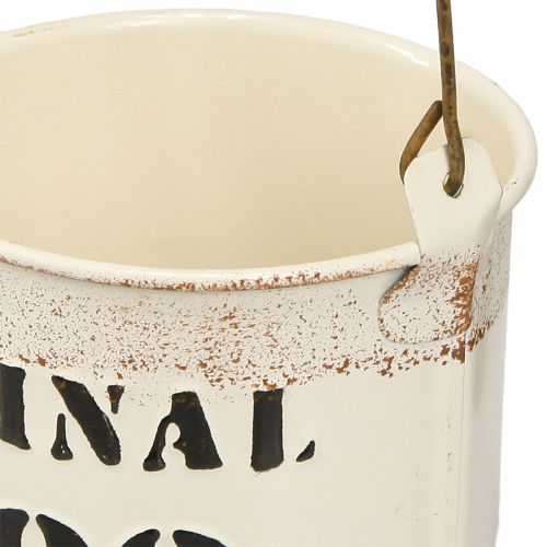 položky Ozdobná rukojeť kbelíku &quot;Original 1982&quot; krémová Ø12/10cm 2×2-Sada