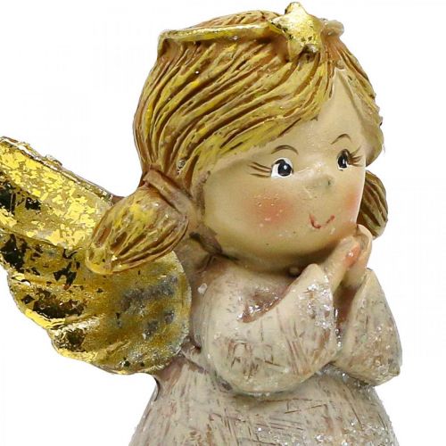 Floristik24 Deco anděl Vánoční anděl anděl postava anděl pár V10cm 2ks