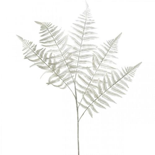 položky Deco kapradina umělá rostlina list kapradiny umělá kapradina bílá L78cm