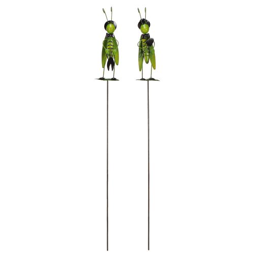 položky Dekorace Kobylka na tyči Zahradní dekorace kovová Assorted 77cm 2ks