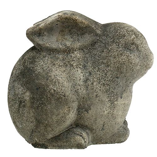 Floristik24 Dekorativní králíček šedý tón 17 cm x 12 cm x 15 cm