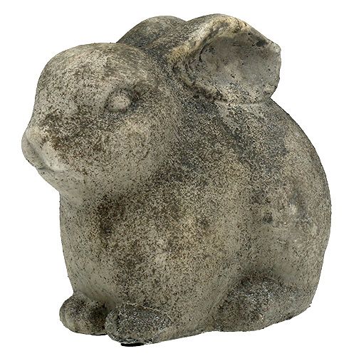 Floristik24 Dekorativní králíček šedý tón 17 cm x 12 cm x 15 cm