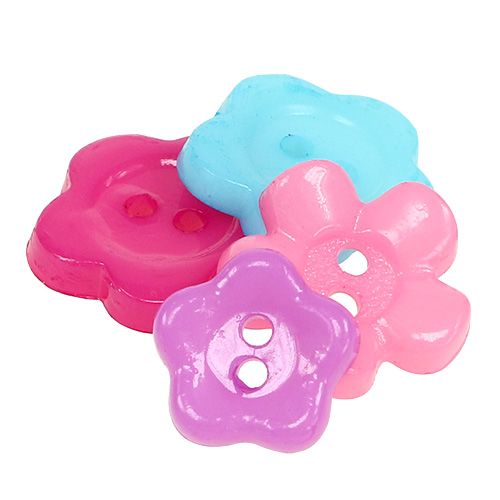 Floristik24 Ozdobné knoflíky barevné Ø1,2cm - 1,5cm 270ks