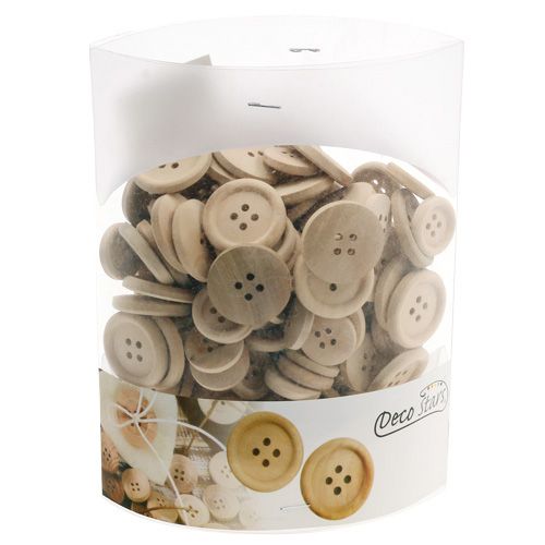 položky Ozdobné knoflíky přírodní 1,5cm - 2,5cm 150 ks