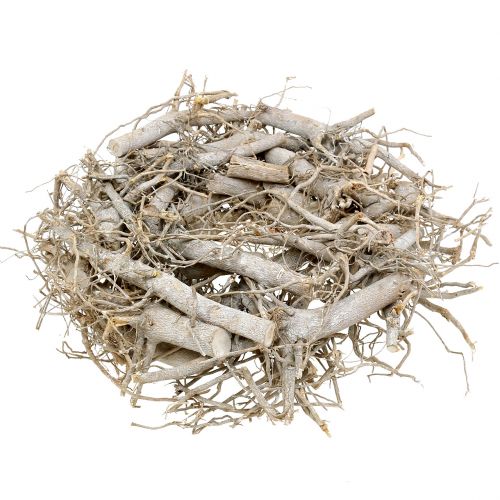 Floristik24 Dekorační věnec přírodní, šedý Ø40cm 1 ks