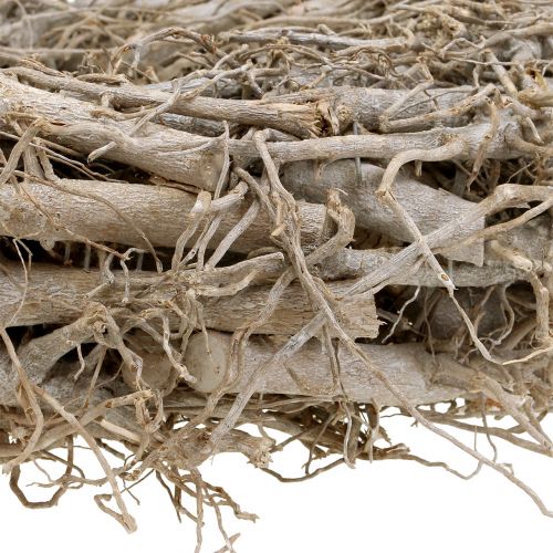 Floristik24 Dekorativní věnec přírodní, šedý Ø45cm 1 ks