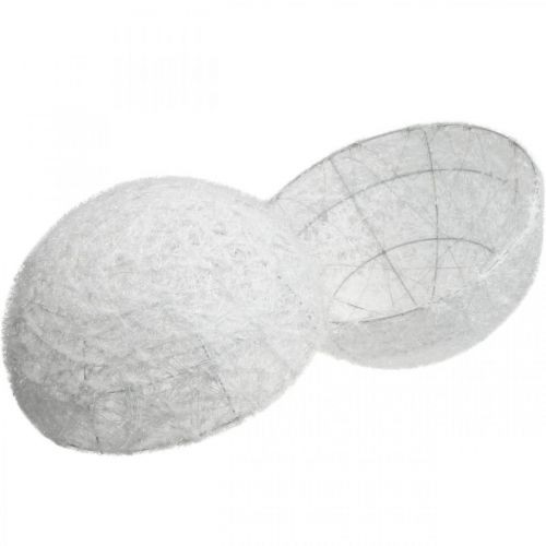 položky Deco Ball Wire Ball Deco Ball White dvě poloviny Ø40cm