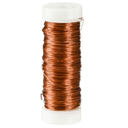 položky Deco Smaltovaný drát Oranžový Ø0,30mm 30g/50m