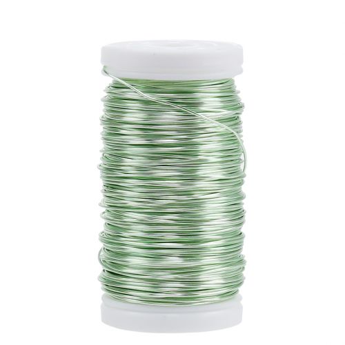 položky Deco smaltovaný drát mátově zelený Ø0,50mm 50m 100g