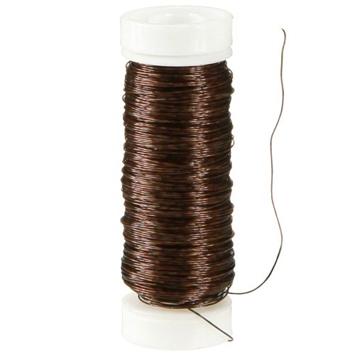 položky Deko smaltovaný drát Ø0,30mm 30g/50m hnědý
