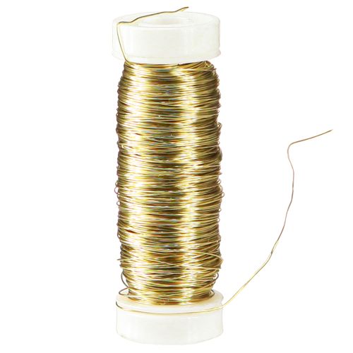 položky Deko smaltovaný drát Ø0,30mm 30g/50m zlatý