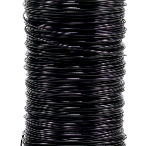 položky Deco Smaltovaný drát černý Ø0,50mm 50m 100g