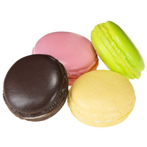 Floristik24 Dekorativní makronky z meringue těsta, potravinové figuríny 5 cm 8 ks