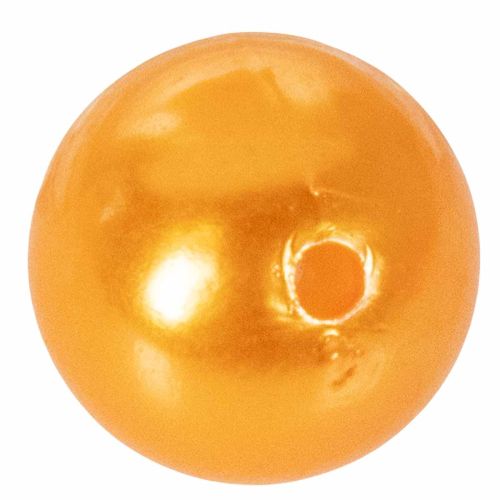 Ozdobné korálky Ø2cm oranžové 12 ks | Floristik24.cz