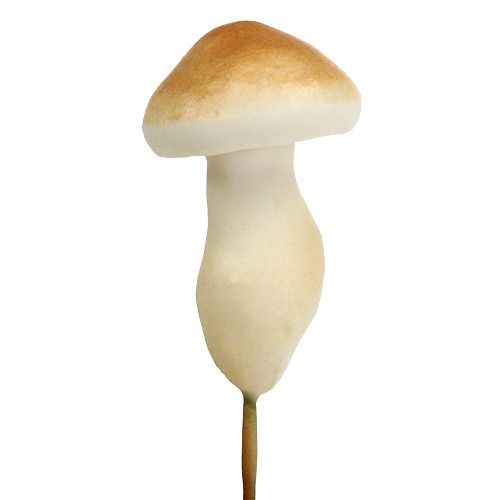 položky Ozdobná houba na drátě 3cm - 5cm 24 ks