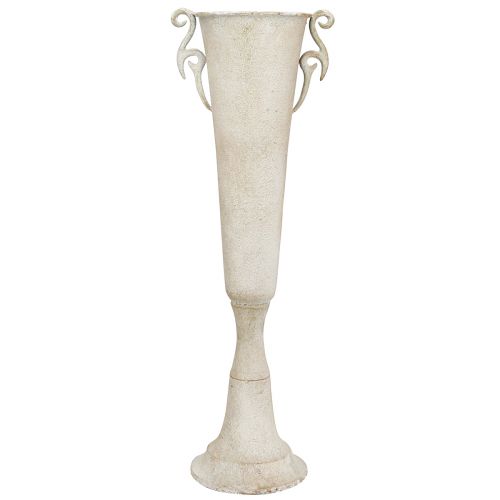 položky Dekorativní trofejní váza starožitná s uchy kovově šedá Ø15cm H59cm