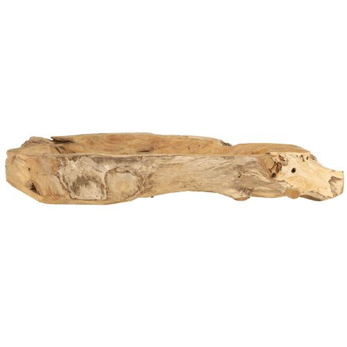 položky Dekorativní mísa dřevěná teak přírodní námořní 46x14x7cm