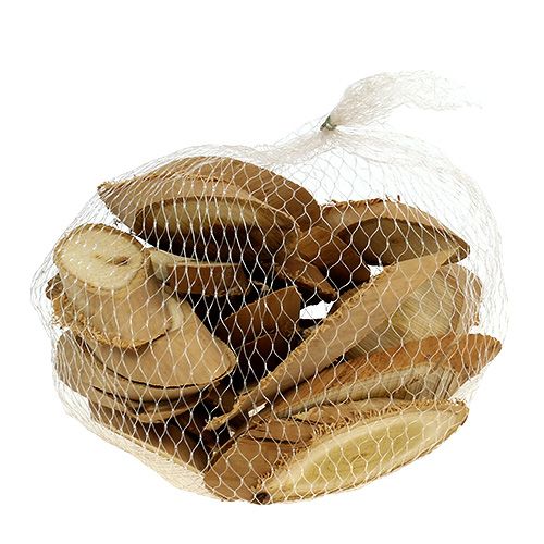 Floristik24 Dekorativní kotouče ze dřeva oválné 9-12cm 500g