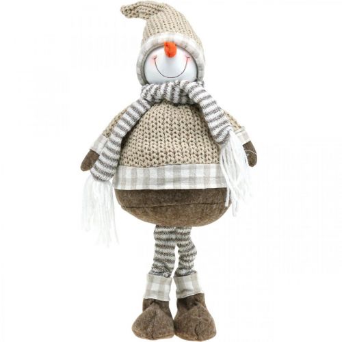 Floristik24 Deco sněhulák s čepicí a šálou Vánoční figurka V44cm