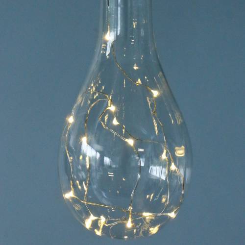 položky LED světlo dekorativní žárovka teplá bílá 20cm