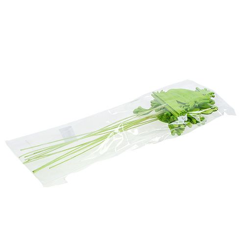 Floristik24 Ozdobné tyčinky žába zelená 7cm - 10cm 12ks