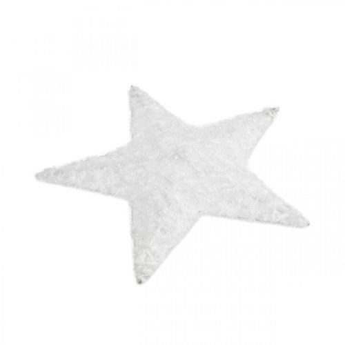 položky Vánoční dekorace hvězda Vánoční dekorace hvězda bílá V20cm 4ks