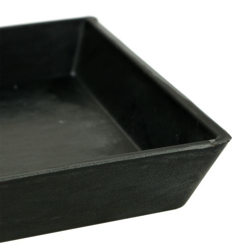 Floristik24 Dekorativní tác antracit 43cm x 12cm