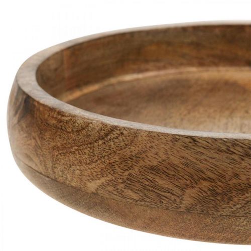 položky Deko miska ze dřeva mangovníková dřevěná miska dřevěná miska Ø30cm