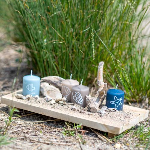 Floristik24 Dekorační tác teak příroda 38×18cm