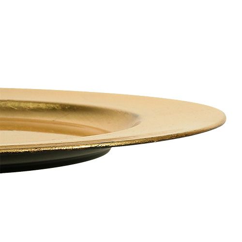 položky Dekorativní talíř zlatý Ø28cm