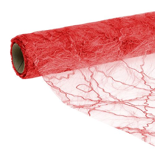 Deco fleece páska na stůl červená 30cm 5m