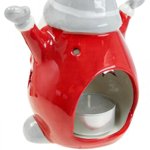 položky Deco Gnome stojánek na čajovou svíčku vánoční H18cm 2ks