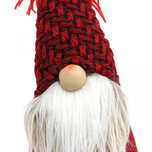 položky Deco Gnome Beard Vánoční Gnome Deco Figura červená H30cm