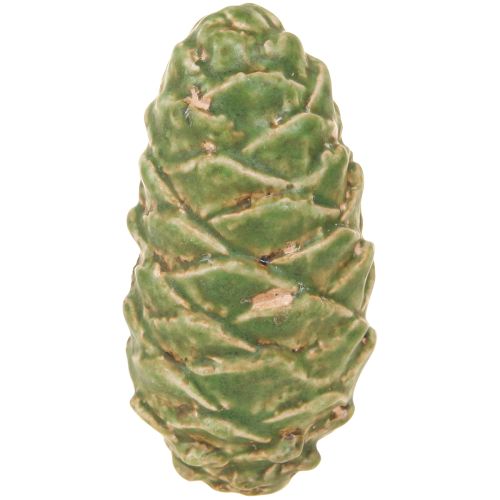 položky Dekorativní keramické kužely různé barvy zelené, žluté, hnědé 8,5 cm 6 ks