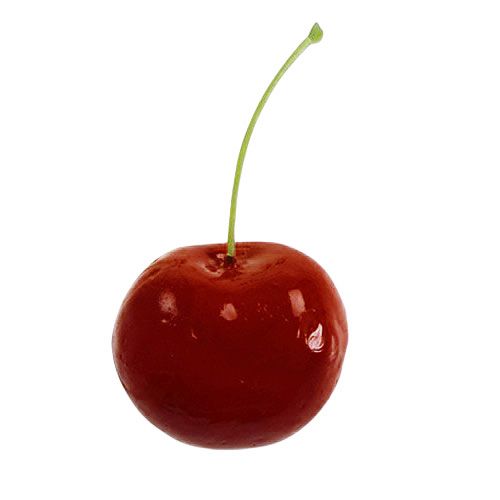 Floristik24 Ozdobné třešně tmavě červené 3cm 12ks