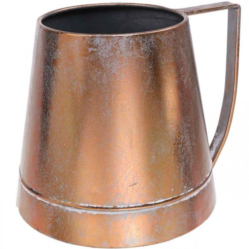 Dekorativní váza kovová měděná dekorativní džbán dekorativní džbán Š24cm V20cm